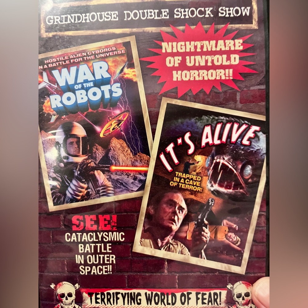 Grindhouse Double Shock- War of the Robots and It’s Alive dvd